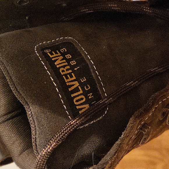 Wolverine Brown Steel Toe 8" 9.5M Boots - Picture 7 of 7